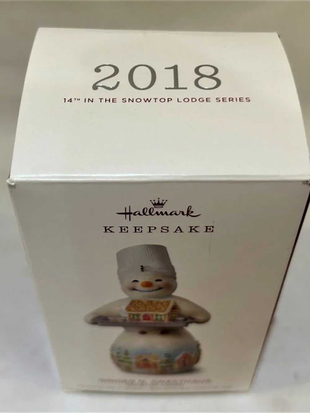 Hallmark Keepsake 2018 Snowman Gingerbread House Ornament Joanne Eschrich